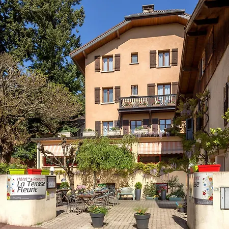 La Terrasse Fleurie, Logis, Et Restaurant 2* Divonne-les-Bains